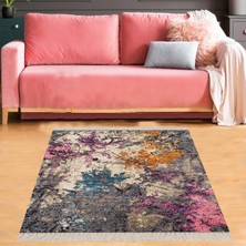 Bona Fortuna Batik Desenli Renk Geçişli Dijital Baskı Yıkanabilir Kaymaz Taban Salon Halısı ve Yolluk