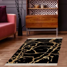 Bona Fortuna Mermer Desenli Dijital Baskı Yıkanabilir Kaymaz Taban Salon Halı ve Yolluk