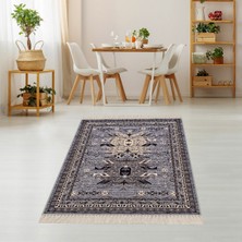 Bona Fortuna Kilim Desenli Etnik Dijital Baskı Yıkanabilir Kaymaz Taban Modern Salon Halı ve Yolluk