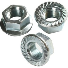 M8 Flanşlı Somun Galvanizli DIN:6923 (100-ADET)