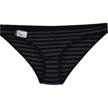 Tutku 0538 Irmak 6'lı Paket Çizgili Elastan Bayan Bikini Külot