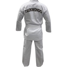 Yiğit Spor Kişiye Özel Isim Baskılı Taekwondo Elbisesi + Beyaz Kuşak & Tekvando Elbisesi & Taekwondo Dobok Çocuk ve Yetişkin