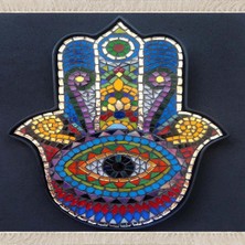 Bona Fortuna Fatma Ana Eli Desenli Dijital Baskı Yıkanabilir Kaymaz Taban Modern Salon Halısı