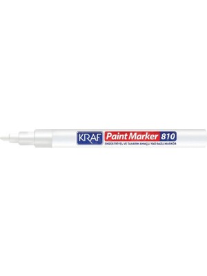 Artline Kraf 810 Paint Marker - Çok Amaçlı Yağ Bazlı Markör Beyaz Renk