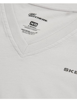 Skechers W New Basics V Neck Kadın Tshirt S212399-013