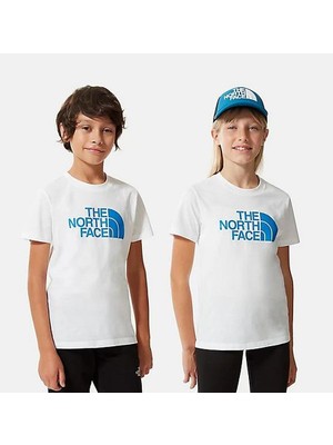 The North Face Y SS Easy Tee Çocuk Beyaz T-Shirt NF00A3P750U1