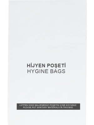 Liva Buklet Hijyen Torbası - Otel Hijyen Poşeti 13 x 25 1000'li