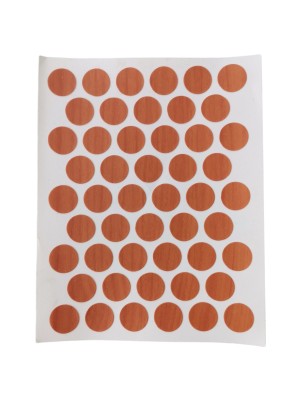 Emirhan Yapışkanlı Mobilya Vida Tapası Vida Kapatıcı Tapa Armut Renkli ( 100 Adet )