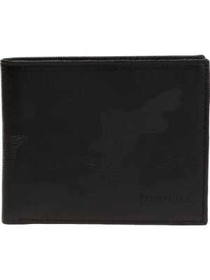 Fabrika Kamuflaj Desenli Siyah Portföy Çanta