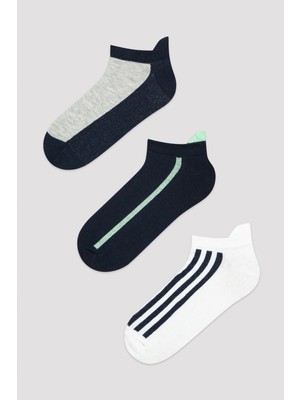 Penti Mix Daddy 3lü Patik Çorap