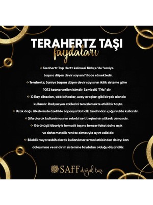 Saff Doğal Taş Terahertz Tımbıl Doğal Taş 5 Adet