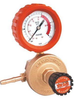 Yıldız Gaz Armatürleri Yıldız Gaz Basınç Düşürücü Propan (Lpg) Manometreli