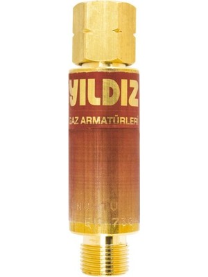 Yıldız Gaz Armatürleri Yıldız Gaz Alev Emniyet Valfi Basinç Düsürücü Için Yanici Gaz (5100 - 5200 - 5300 - 5400)
