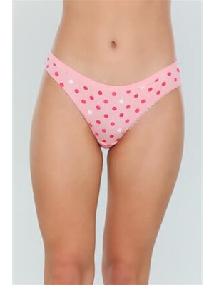 Tutku 12'li Paket Tutku 0535 Kelebek Puantiyeli Bayan Elastan Bikini Külot