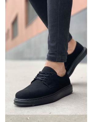 Chekich CH003 Süet St Erkek Ayakkabi Siyah