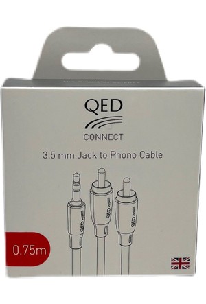 Cable RCA-3.5mm Connect QED 0.75M