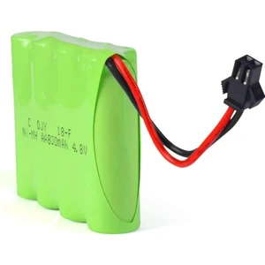 4.8V 800 Mah Siyah Soketli Oyuncak Batarya ve USB Şarj Cihazı