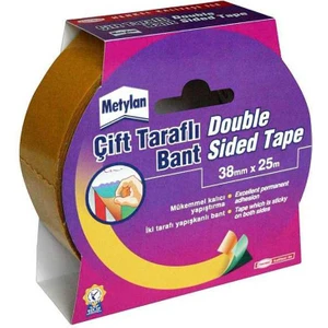 Çift Taraflı Bant 38MMX25M Şeffaf