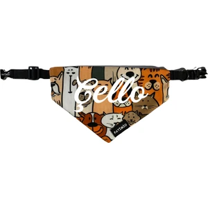 Isimli Happy Dogs Tasma Fular Bandana