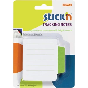 Stickn Tracking Notes Yapışkanlı Çizgili Not Kağıtları Yeşil 2148