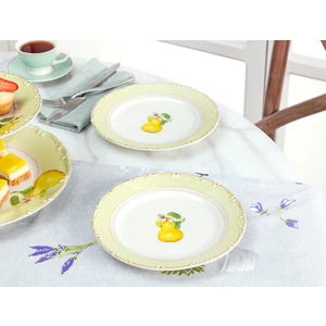 Madame Coco Armut Desenli 6'lı Pasta Tabağı Seti