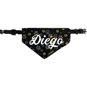 Isimli Gold Paws Tasma Fular Bandana