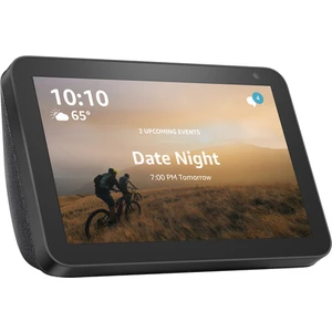 Echo Show 8 Inç Siyah Alexa Uyumlu Akıllı Asistan Ekran 3.5mm Jack Girişli