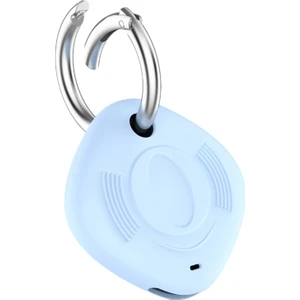 F Fityle 41.5X12.6mm GPS Özellikli Silikon Anahtarlık - Mavi (Yurt Dışından)