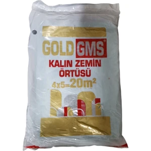 Gold Gms Boya Badana Örtüsü Koruyucu Kalın Zemin Örtüsü 20 M2 ( 4 X 5 M.)