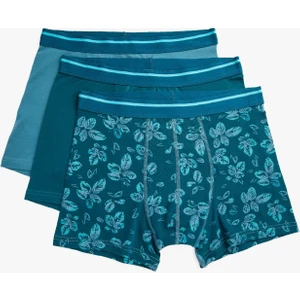 Erkek Pamuklu 3'lü Paket Basic Boxer