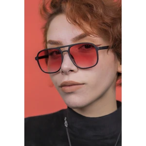 Focus On Asgard Matte Black Red Unisex Güneş Gözlüğü