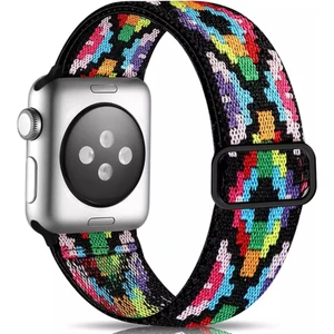 Apple Watch Uyumlu Saat Bandı ( 38-40-41 Mm) Seri 10-42mm Elastik Solo Döngü Kordon