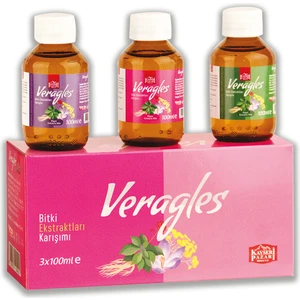 Kayseri  Pazarı - Veragles Bitki Karışımı Ekstrakt  3 x 100 ml