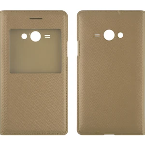 Samsung Galaxy J110 J1 Ace Uyumlu Pencereli Kapaklı Kılıf