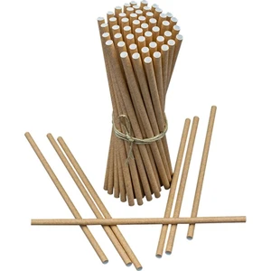 Kraft Renk Kağıt Pipet 25 Adet