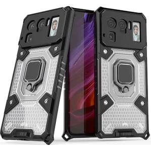 Xiaomi Mi 11 Için Ultra Uzay Pc + Tpu Halka Tutucu Koruyucu Kılıf (Yurt Dışından)