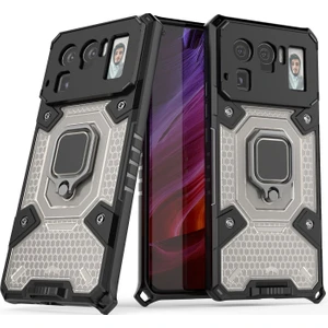 Xiaomi Mi 11 Için Ultra Uzay Pc + Tpu Halka Tutucu Koruyucu Kılıf (Yurt Dışından)