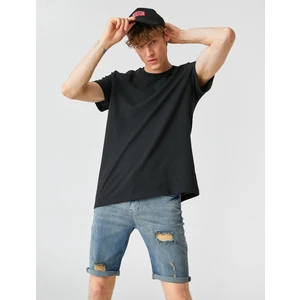 Eskitilmiş Kot Şort