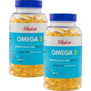 Omega 3 Norveç Balık Yağı 1380MG 100 Kapsül x 2 Adet