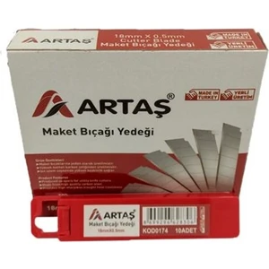 Maket Bıçağı Falçata Ağzı Yedeği 10 Adet