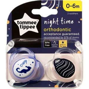 Tommee Tippee Ortodontik Gece Emziği 2'li 0-6 Ay