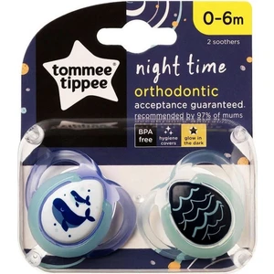 Tommee Tippee Ortodontik Gece Emziği 2'li 0-6 Ay