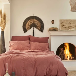 Karaca Home 4 Element Terracotta %100 Pamuk Tek Kişilik Nevresim Takımı Ateş