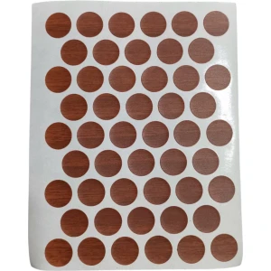 Emirhan Yapışkanlı Mobilya Vida Tapası Vida Kapatıcı Tapa Huş Renkli ( 100 Adet )