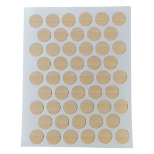 Emirhan Yapışkanlı Mobilya Vida Tapası Vida Kapatıcı Tapa Akçaağaç Renkli ( 100 Adet )