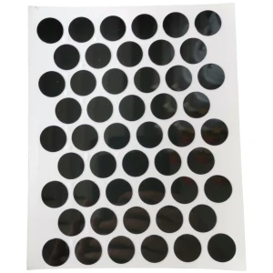 Emirhan Yapışkanlı Mobilya Vida Tapası Vida Kapatıcı Tapa Siyah Renkli ( 100 Adet )