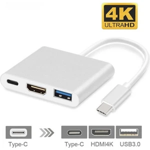 4K Type C HDMI Görüntü Aktarıcı 3 In1 Şarj USB Çıkışlı Kablo