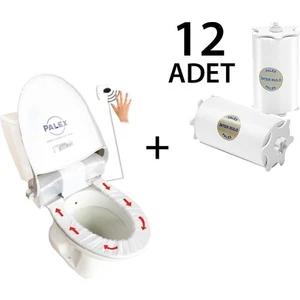 Sensörlü Hijyenik Klozet Kapağı + 12 Adet Yedek Rulo