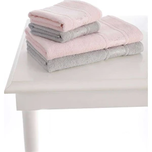 Camellia Best Set Hamam Takımı Gri Pembe