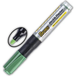 Akrilik Marker Yuvarlak Uç 1 Adet Brons Akrilik Markör Metal Seramik Ahşap Kumaş Tuval Cam Taş